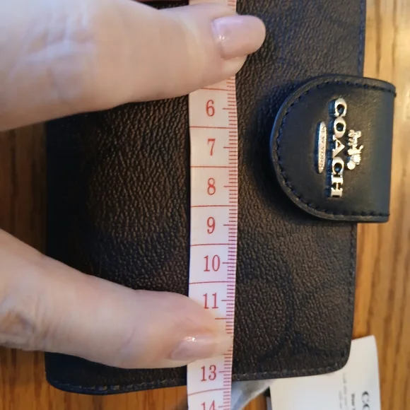 Coach NWT's Dark Brown Signature Crossbody Bag WITH WALLET!! - Picture 7 of 11